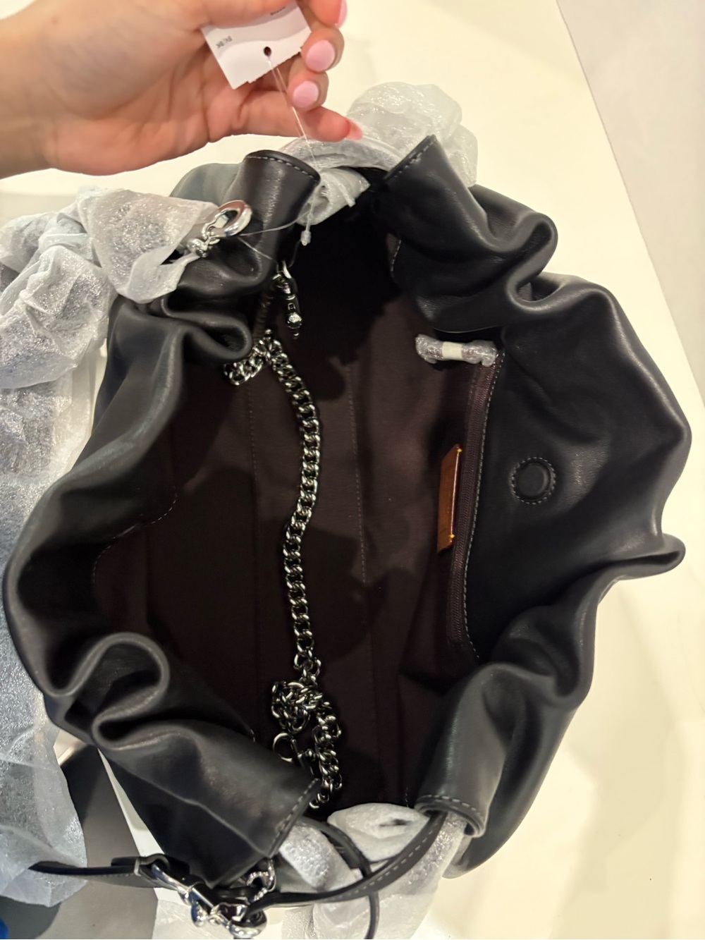 Coach Black Faye shoulder Bag - Picture 4 of 6